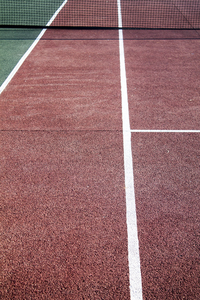 clay tennis field - Foto, imagen