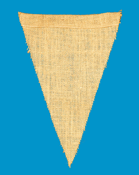 Flaga proporzec lub ciąg poszczególnych tkaniny - Zdjęcie, obraz