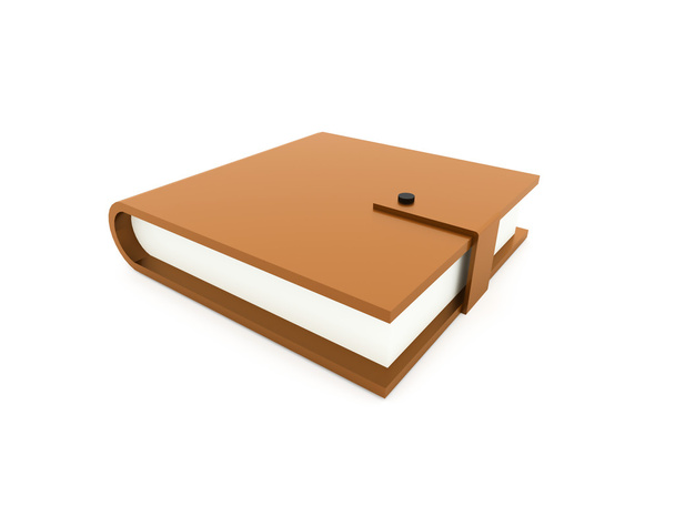 Orange office buletins books rendered - 写真・画像