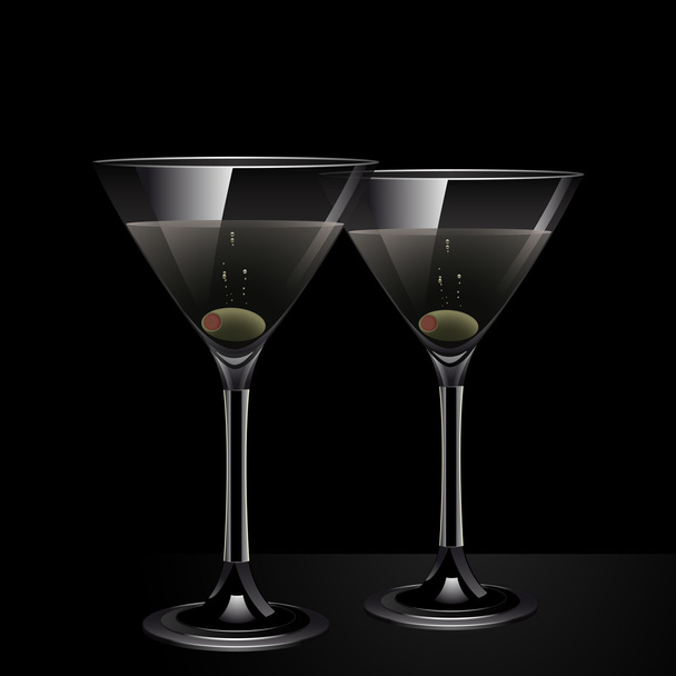 cocktails martini
 - Vetor, Imagem