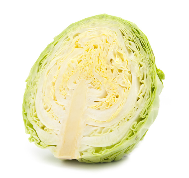 green cabbage isolated  - Zdjęcie, obraz