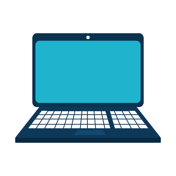 Technologia ekranu laptopa - Wektor, obraz