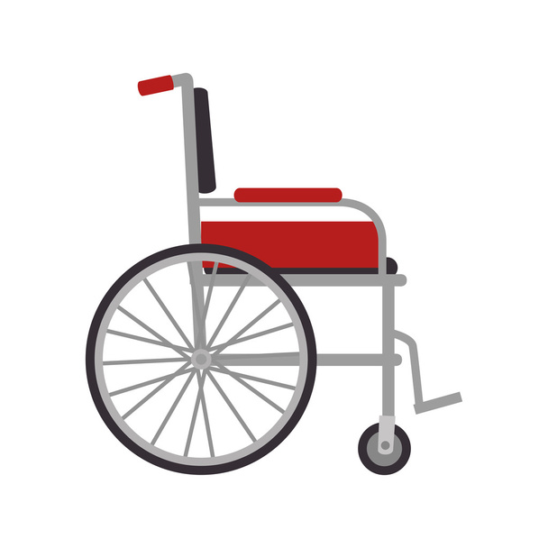 tekerlekli sandalye tıbbi ekipmanı - Vektör, Görsel