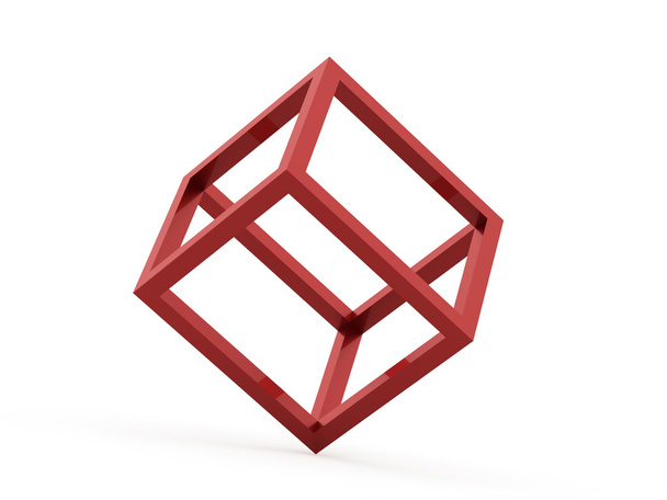 3D cube logo design icon  - Photo, image