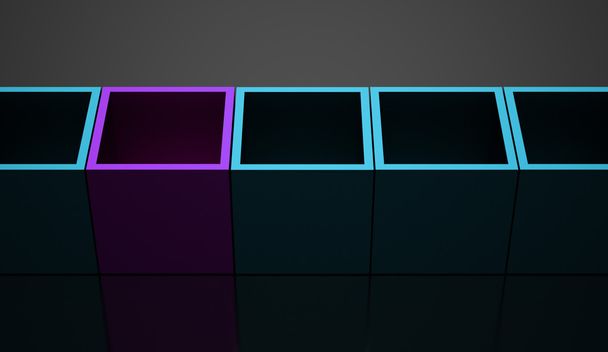 3D Cubes arrière-plan concept d'entreprise rendu
 - Photo, image