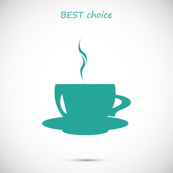 coffee cup icon - Vector, afbeelding