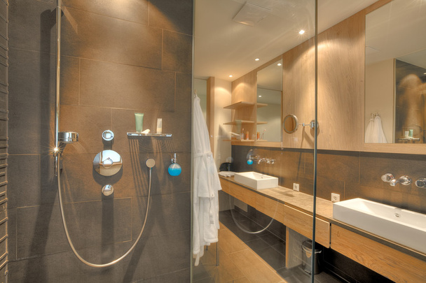 Shower in a beautiful bathroom - Photo, Image