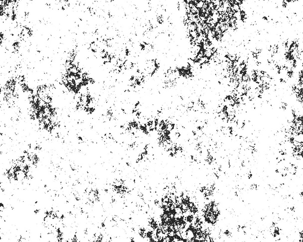 Zoufalý překrytí textury prachu kovu, popraskané loupaných beton - Vektor, obrázek
