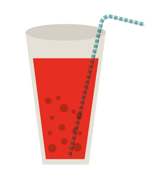 drink glass bar isolated icon - Vector, imagen