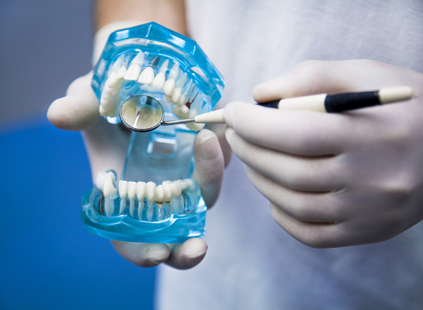 checkup jamy ustnej u dentysty - Zdjęcie, obraz