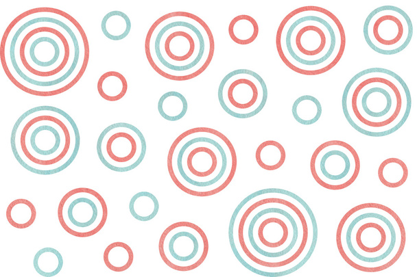 ακουαρέλα κύκλους μοτίβο. - Φωτογραφία, εικόνα