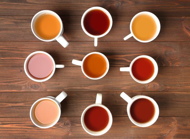 Cups of different tea - Фото, зображення