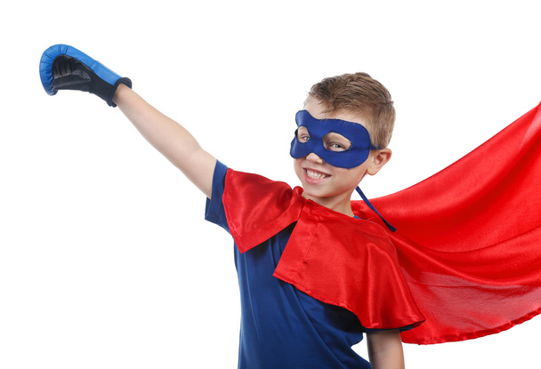 Superhero kid isolated   - Foto, imagen