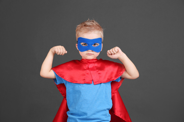 Superhero kid isolated   - Foto, afbeelding