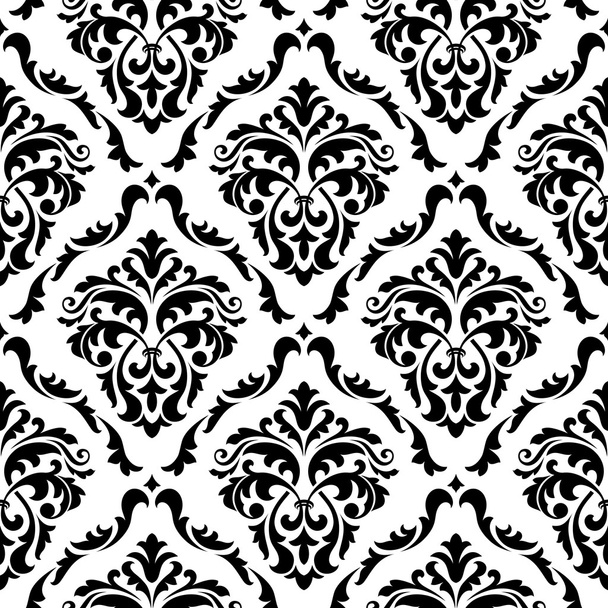 Medieval floral seamless - Vector, Image