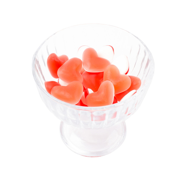 Fruit jelly in the form of heart  - Foto, afbeelding