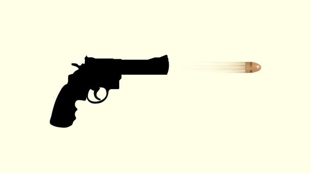 Gun firing bullet - Photo, Image