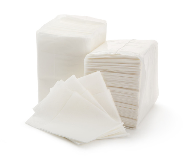 Білі паперових серветок
  - Фото, зображення