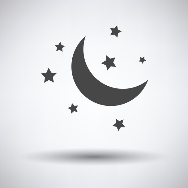 Night icon  illustration - Vector, Image