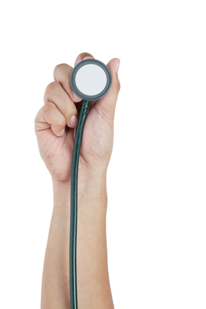 Stethoscope and hand - Foto, Imagem