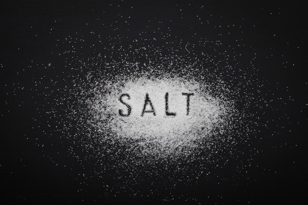 fekete fehér só - Fotó, kép