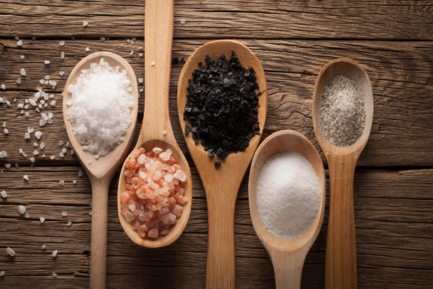 collection of different types of salt  - Photo, Image