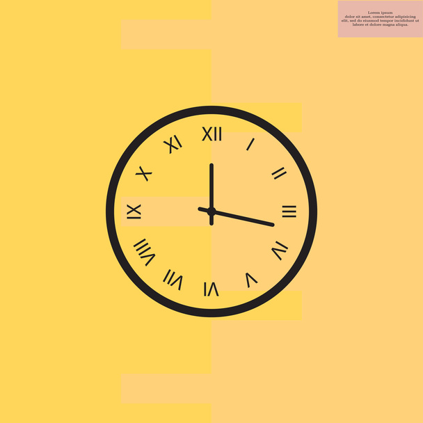 simple Clock icon - Вектор,изображение