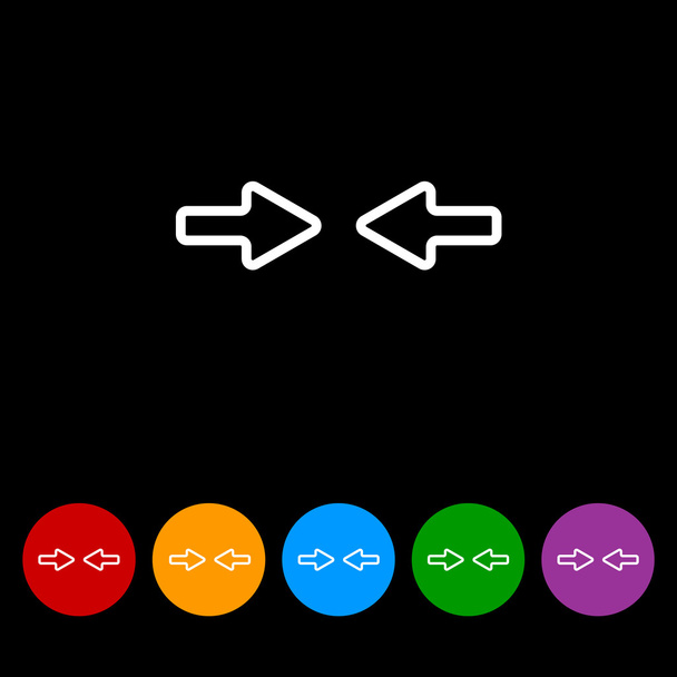 Icono de flecha simple
 - Vector, imagen