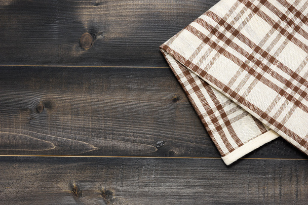 tablecloth on wooden - Photo, Image