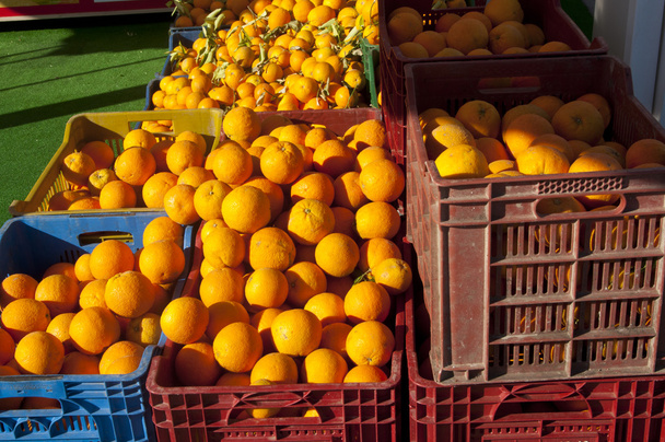 Апельсини в пластиковій тарі
 - Фото, зображення