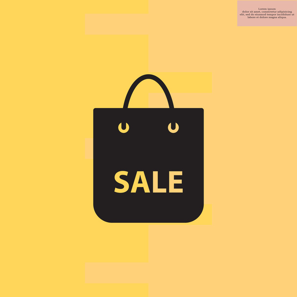 ikona nákupní tašky - Vektor, obrázek