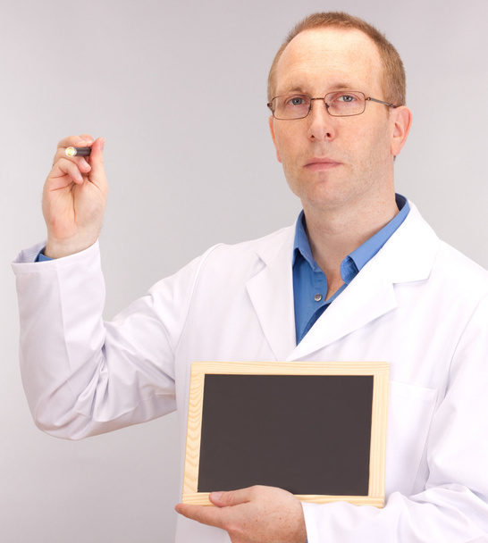 Arzt mit Tafel - Foto, Bild