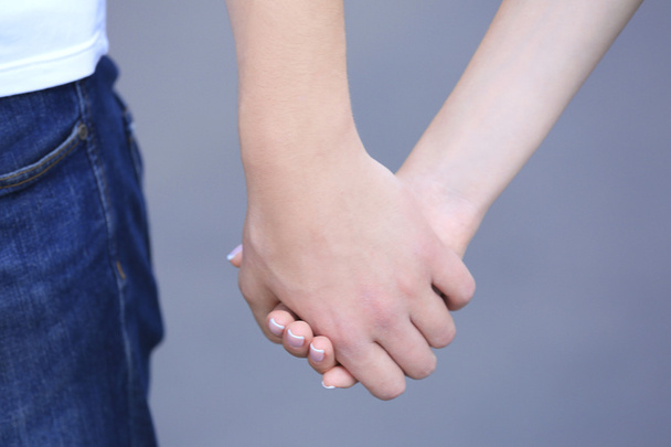 Couple holding hands  - Fotó, kép