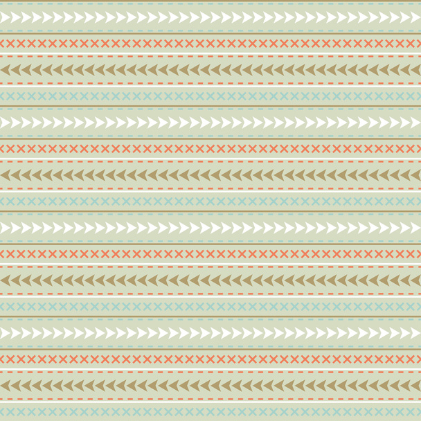  Ethnic boho seamless pattern. Print. Repeating background. Cloth design, wallpaper. - Vektör, Görsel