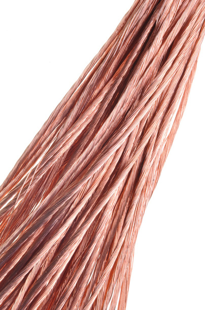 Materiales reciclables de alambre de cobre
 - Foto, imagen