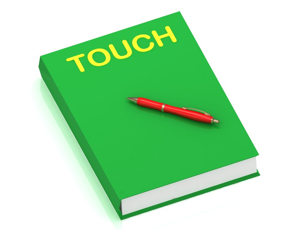 TOUCH inscription on cover book - Photo, image