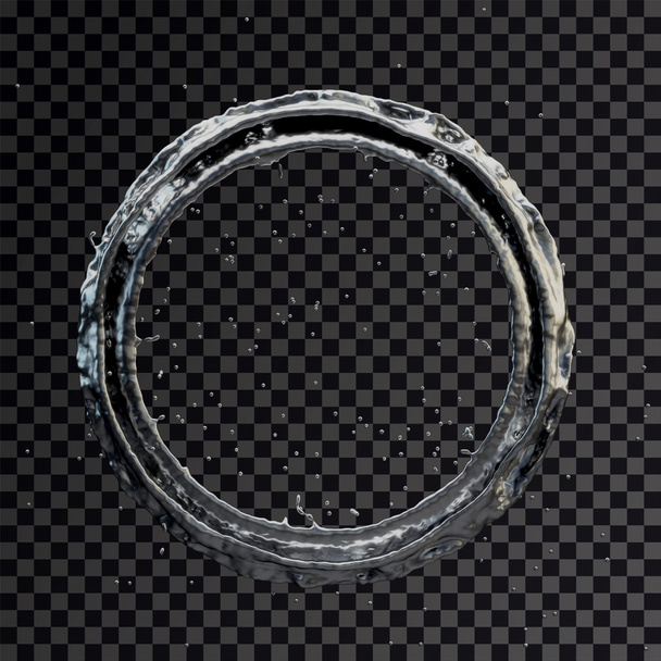 éclaboussure d'eau radial transparent rendu 3d
 - Photo, image