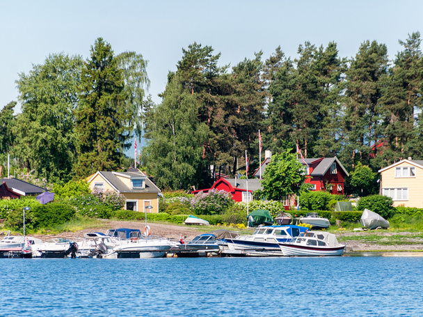 Σπίτια του Όσλο, Νορβηγία - Φωτογραφία, εικόνα