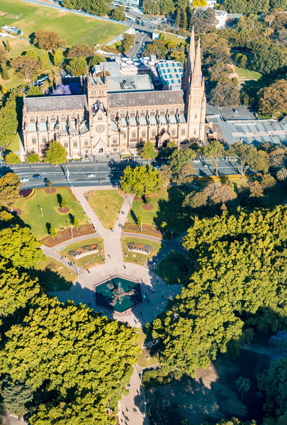 Catedral de Santa Maria - Vista aérea de Sydney - Austrália
 - Foto, Imagem