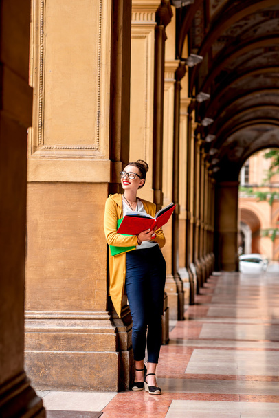 Student in Bologna stad - Foto, afbeelding