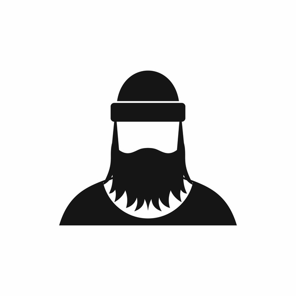 Lumberjack icon in simple style - Вектор,изображение