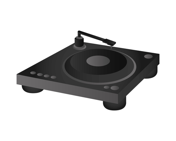 small turntable icon - Vector, Image