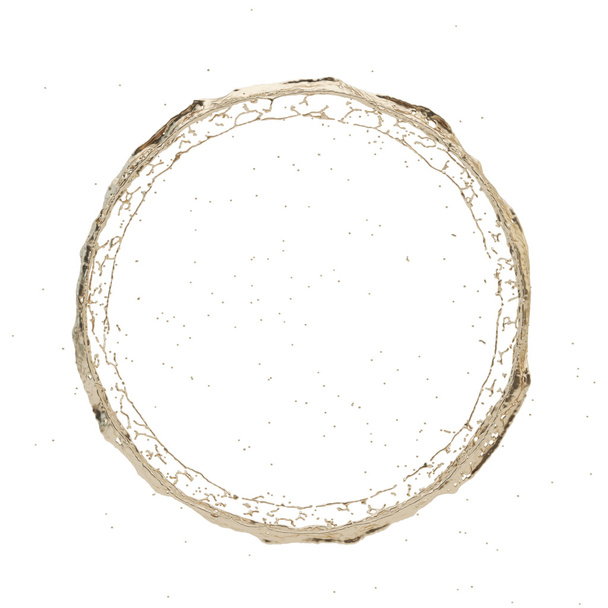 salpicadura de oro radial 3d renderizado
 - Foto, imagen