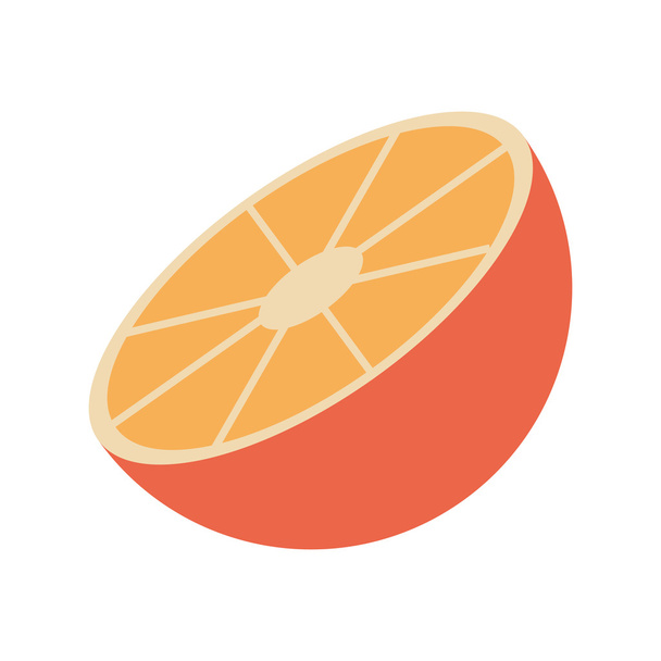 oranžové biopotravin design - Vektor, obrázek