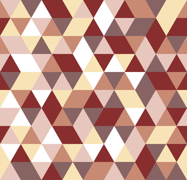 Hintergrund Muster von Dreiecken zarten Nuancen Kaffee Cappuccino - Vektor, Bild