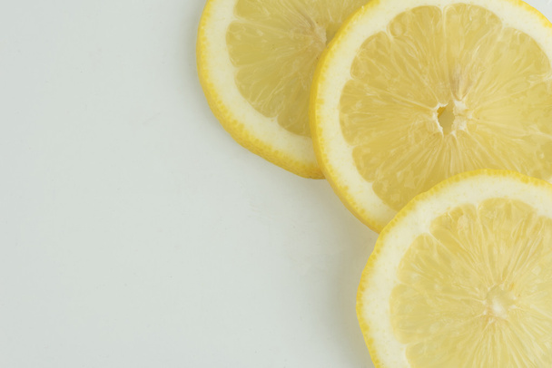 fresh lemon isolated on white background - Zdjęcie, obraz