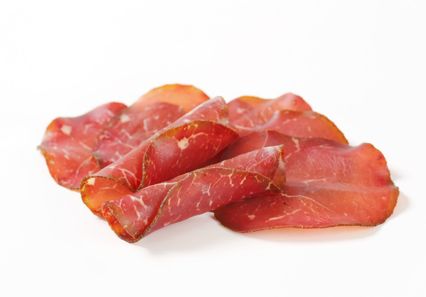 Thin slices of dried meat - Photo, Image