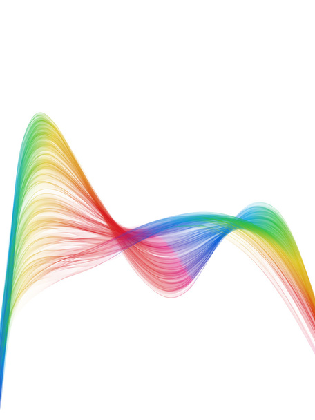 Bir spektrum renk dalga - Fotoğraf, Görsel
