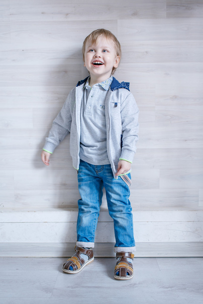 Portrait of little boy in the Studio - Valokuva, kuva