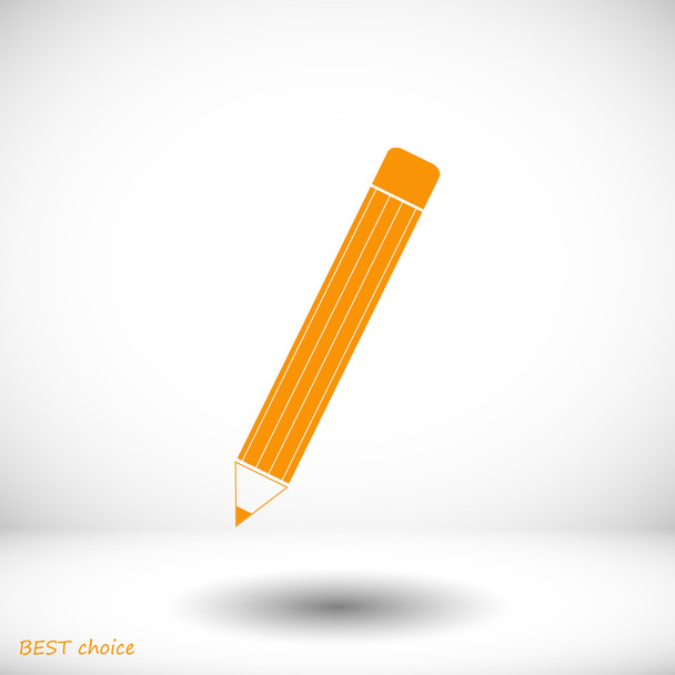 simple pencil icon - Διάνυσμα, εικόνα